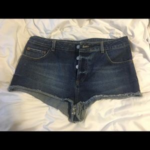 Topshop jean shorts